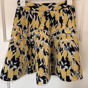 C/MEO Collective Enlight Skirt in Marigold Floral, Sz XS